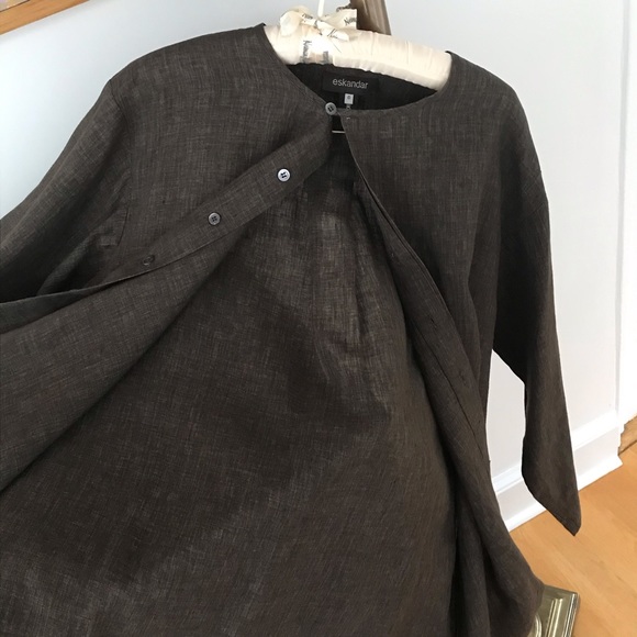 Eskandar pantsuit 100% linen - Picture 4 of 11